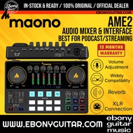 Maono AME2 Maonocaster Audio Mixer and Interface XLR Preamp Bluetooth Live Streaming Podcast Maono A