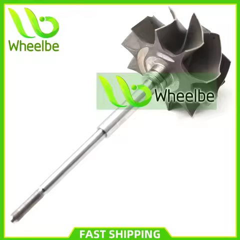 Car Turbine Wheel & Shaft For GT35R GT3582R GT3582 GTX3582 Turbo System 62.35X68.00mm