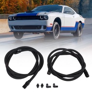 700R4 TH350TH400 Trans Oil Fuel Line Hose  6AN Fittings 7FT PTFE Transmission Cooler with Nylon Stai