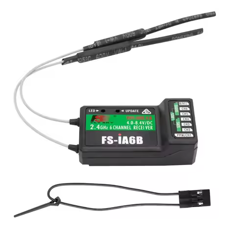 OGRC Flysky FS-iA6B Receiver 6-Channel 2.4G PPM Output with iBus Port Compatible Flysky FS-i4 FS-i6 