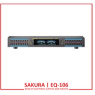 Sakura EQ-106 10 band stereo graphic Equalizer w/ VFD Black