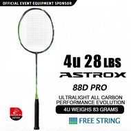 ASTROX 88D PRO Black Silver 3U/4U Best For Doubles Backcourt Namd High Elastic Shaft