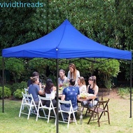 VIVIDTHREADS Tent Canopy, Thick Reinforced Corner 420D Oxford Cloth Gazebo Top Cover, Portable Cover
