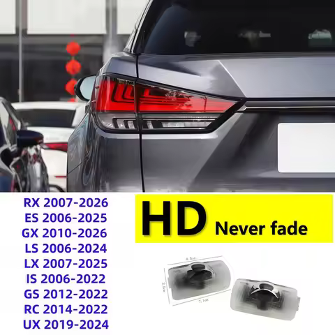 HD 2X For Lexus Accessories f sport gs350 rx500h is250 rx350 rx450h is300 es350 gx550 is200 LED Car 