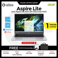 Acer Aspire Lite AL14-31P-C0G4 Intel N100 RAM 8GB/512GB Laptop 14" WUXGA Windows 11 OHS - Original Bergaransi Resmi 1 Tahun Free Acer Carrying Bag