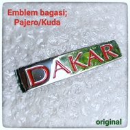 Pajero Dakar Emblem Pajero Dakar Writing Original Pajero Trunk Emblem
