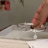 Pure Silver S9999 Ruyi Sliding Bracelet