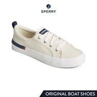 SPERRY CREST VIBE STRIPES รองเท้าผ้าใบ ผู้หญิง สีขาว ( SNK - STS89166 )
