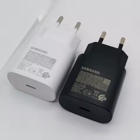 Samsung 25W Usb Type C Super Fast Charger Pd Wall Power Adapter S25 S24 S23 S22 S21 A55 A54 A16 A36 