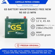 AKI GS ASTRA NS 60 LS / NS60LS MF INNOVA VIOS LIMO LIVINA (DELIVERY)
