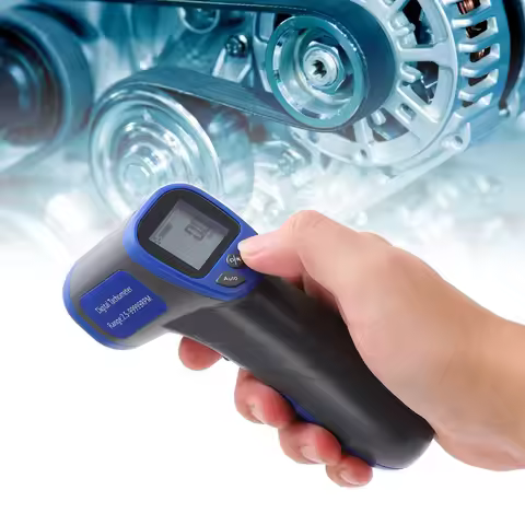 Handheld Tachometer DT6685 Non Contact Tachometer Gauge Portable Wide Range Photoelectric Rpm Meter
