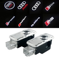 🔥In Stock 🔥 2pcs Audi  led Car Door welcome light projector lamp For Audi A1 A3 A4 A5 A6 Q7 TT B5 B6