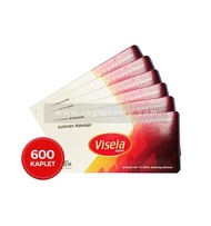 6 Box Erela Visela Kaplet Vitamin Suplemen Asam Folat Ibu Hamil Lansia