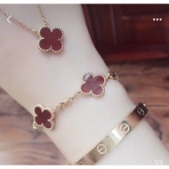 Van Cleef & Arpels Four Leaf Clover Five Flower Bracelet