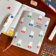 planner book 2026 planner 2026 Miffy Rabbit 2026 Schedule Book B6 Planner Color Inner Page Beautiful