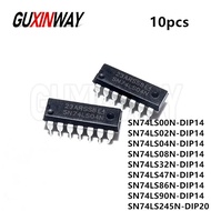 5PCS 74LS00 74LS02 74LS04 74LS08 74LS32 74LS47 74LS86 74LS90 74LS245N DIP-14 DIP-20 chip ic