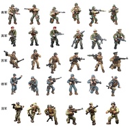 U Movable German Army Hyun Soviet Army Building Blocks 219 British Army National Army 333 Boys All 2