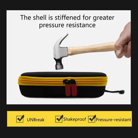 Charging Cable Bag Hard Shell Console Memory Card Bags Scratch-proof Shock-proof with Inner Pocket f