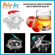 Cetakan Es Batu Model Bulat Jumbo 5cm / Tempat Cetak Puding Agar Jelly Cokelat Gelatin / Ice Mold Be