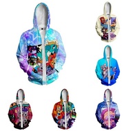 20253D Printed Indigo Park Indigo Park Hooded Zipper Sweatshirt Adult Children Style