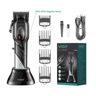 VGR2023 New V-002 Electric Pushing Scissor 9000 Speed Magnetic Absorption Motor Mens Oil Head Gradua