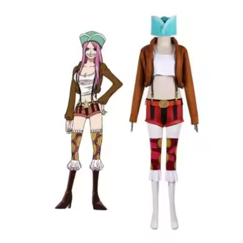 Jewelry Bonney Cosplay Costume One Piece Bonney Customized Clothes Full Set for Boys and Girls