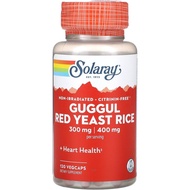 Solaray - Guggul & Red Yeast Rice, 120 capsules