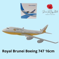 Royal Brunei Boeing 747 16cm Die-cast Metal Airplane Airplane Model