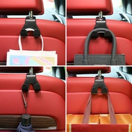 <INT>Universal Car Hooks Headrest Double Dual Hook Car Hook Holder Hook Hanger Car Back Seat Luminou