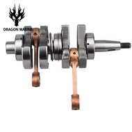 6B4-11400-00 CRANKSHAFT ASSY for Yamaha 2 Stroke 9.9HP 15HP E15D (Old Model) Outboard Parsun T15D 6B