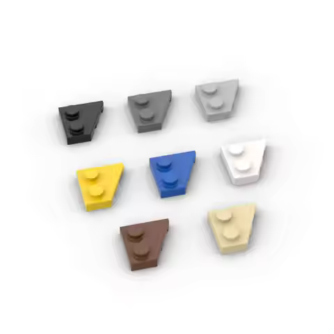 MOC 10PCS 24299 Wedge Plate 2x2 Building Blocks Kit Left Board Bricks Educational Particle DIY Toys 