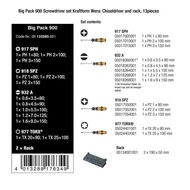 Obeng Ketok Set Wera 05133285001 Screwdriver Set Kraftform - 13 Pc