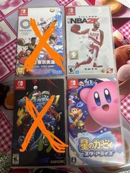 Switch games：NBA2K21；星之卡比