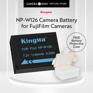 [KingMa] NP-W126 Replacement Battery for FujiFilm Cameras using W126 / NPW126s / NP-W126s Type Batte