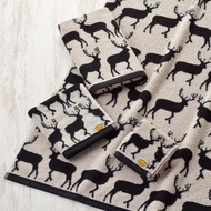 日本丸真│Anorak英倫設計款毛巾洗臉巾 麋鹿