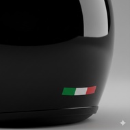 Italy Flag Stickers Italian Flag Cutting Sticker 8cm Motorcycle Helmet