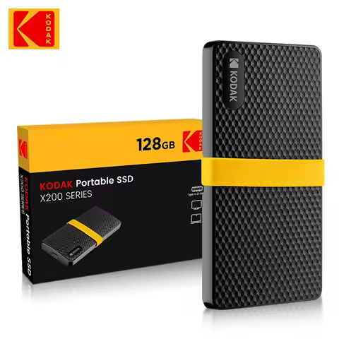 KODAK X200 Portable SSD 1TB Type-C USB3.1 External Drive Hard Disk 512GB 256GB For Laptops Smartphon