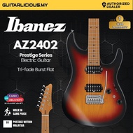 Ibanez AZ2402-AGM AZ Prestige Series Electric Guitar - Tri-fade Burst Flat