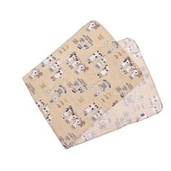 Kusuguru Japan -NEKOMARUKE 貓丸系列 乾濕兩用 紗布毛巾 黃色