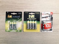 全新 共12粒 (1) HW Hi-Watt Alkaline Batteries AA-battery (2) HW Hi-Watt Alkaline Batteries AAA-battery (