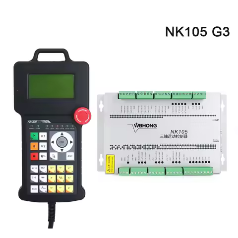 WeiHong NcStudio NK105G3 CNC DSP Motion Control System CNC Router 3 Axis Motion Card NK105 G3 Remote