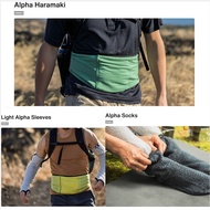 🐧山と道 yamatomichi Alpha Haramaki UNISEX 腰封, Light Alpha Sleeves UNISEX 袖套, Alpha Socks UNISEX (男女合用)✈
