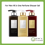 [Forment] For Men All in One Perfume Shower Gel (500ml) Cotton Hug, Cotton Kiss, Cotton Success