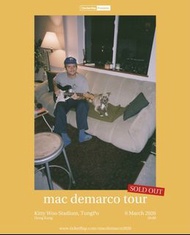 收Mac Demarco 一張 (look for tix)