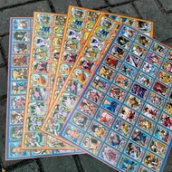 5 Mainan Kartu Poster Gunting Isi 50pcs Gambar Ikan Chana Boboi Naruto