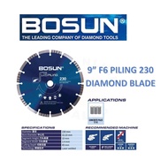 BOSUN 9" F6 PILING (230MM) DIAMOND CUTTING WHEEL PILING / MATA POTONG PILING