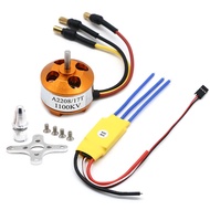 XXD A2212 A2208 930KV 1000KV 1400KV 2200KV 2700KV Brushless มอเตอร์30A Brushless ESC Motor Speed Controller สำหรับ RC FPV drone