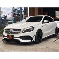 a class w176 a250 amg front lip facelift gloss black fit for mercedes benz a class facelift w176 amg