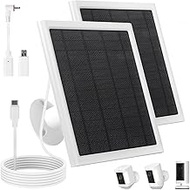Ring Solar Panel,8W Ring Solar Charger Compatible with Stick Up Camera & Pro, Spotlight Plus & Pro, 