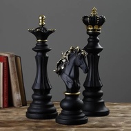 New Resin Chess Pieces Board Games Accessories International Chess Figurines Retro Home Decor Modern Chessmen Ornaments Ajedrez Gift